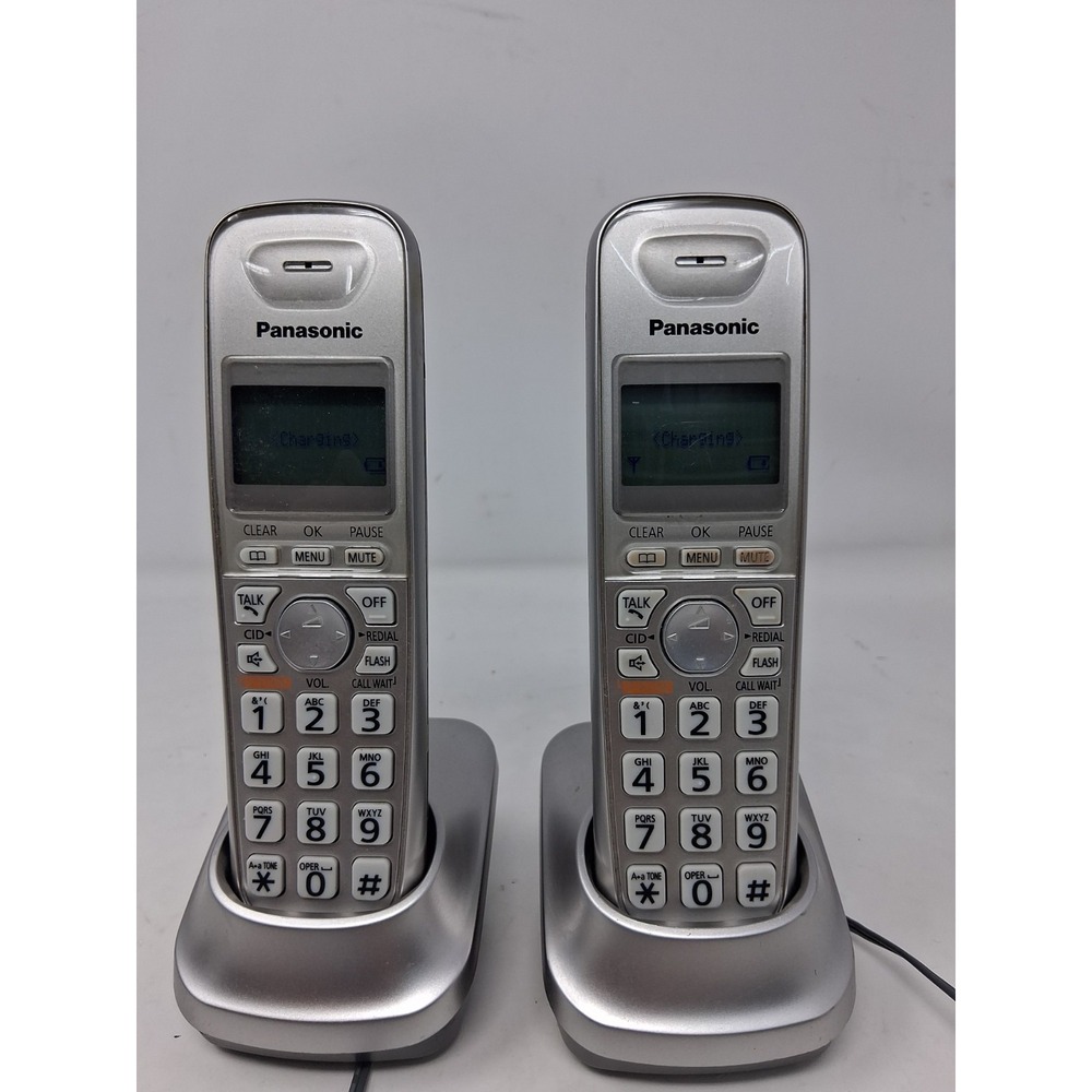 Panasonic KX-TGA402 Cordless Expansion Handset Phone KX-TGA402N - Lot of 2. O